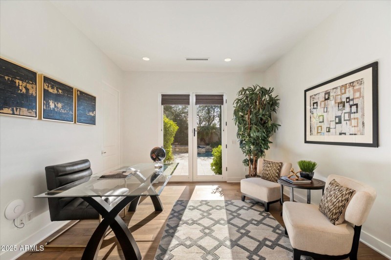 Spacious Main-level Office to Patio