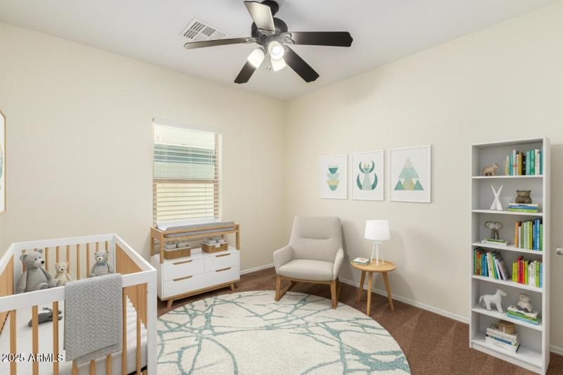 Nursery Virtually Staged