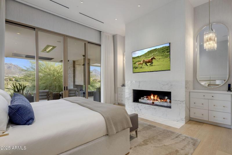 Primary Suite with fireplace