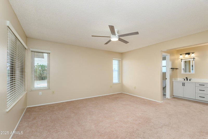 Primary Suite with 2025 Paint