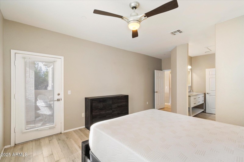 Primary Bedroom w/Exit to Patio