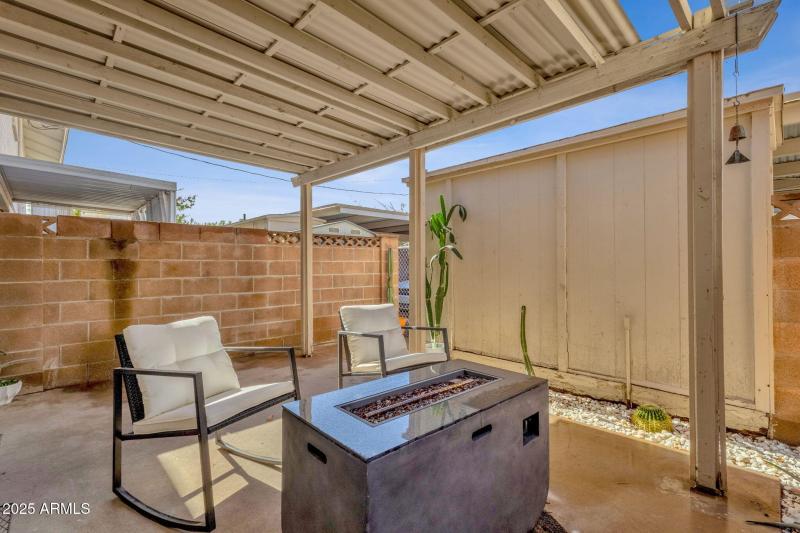 Back Patio & Storage Shed