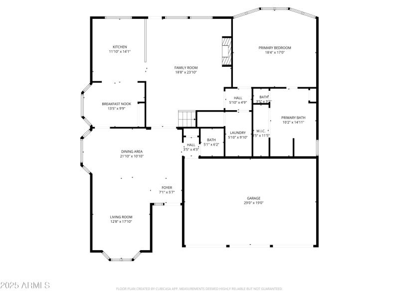 Downstairs floor plan