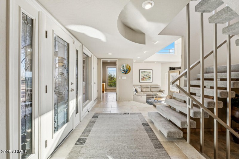 Entry looking toward office/bedroom