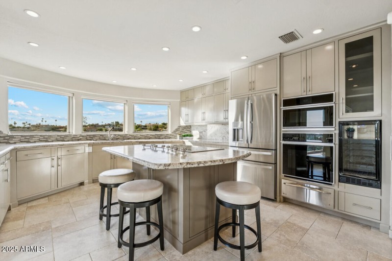 Loads of custom cabinetry