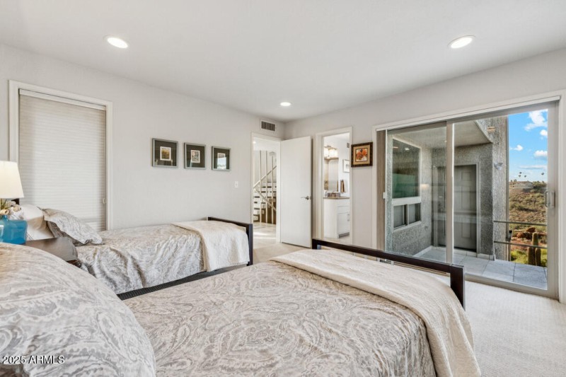 Private patio and entrace