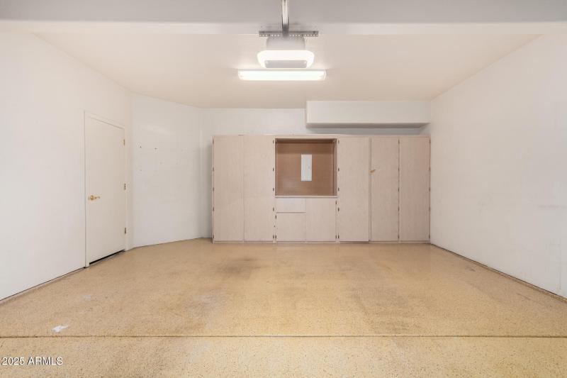 2-Car Garage w/Shelves