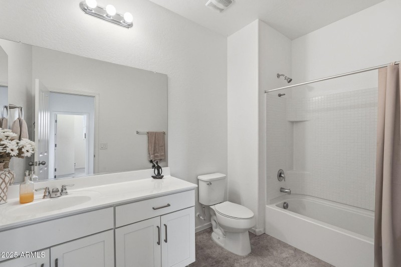 Upper level bathroom