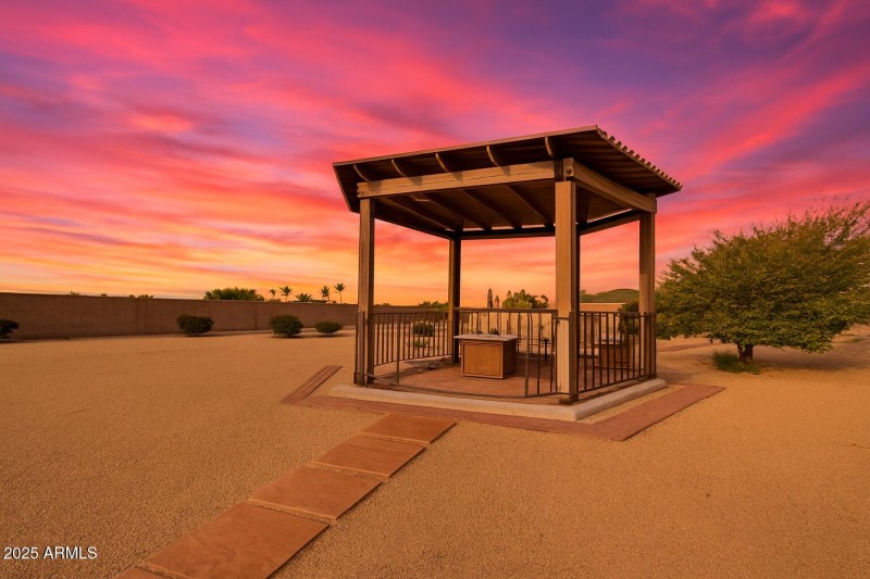 Sunset gazebo