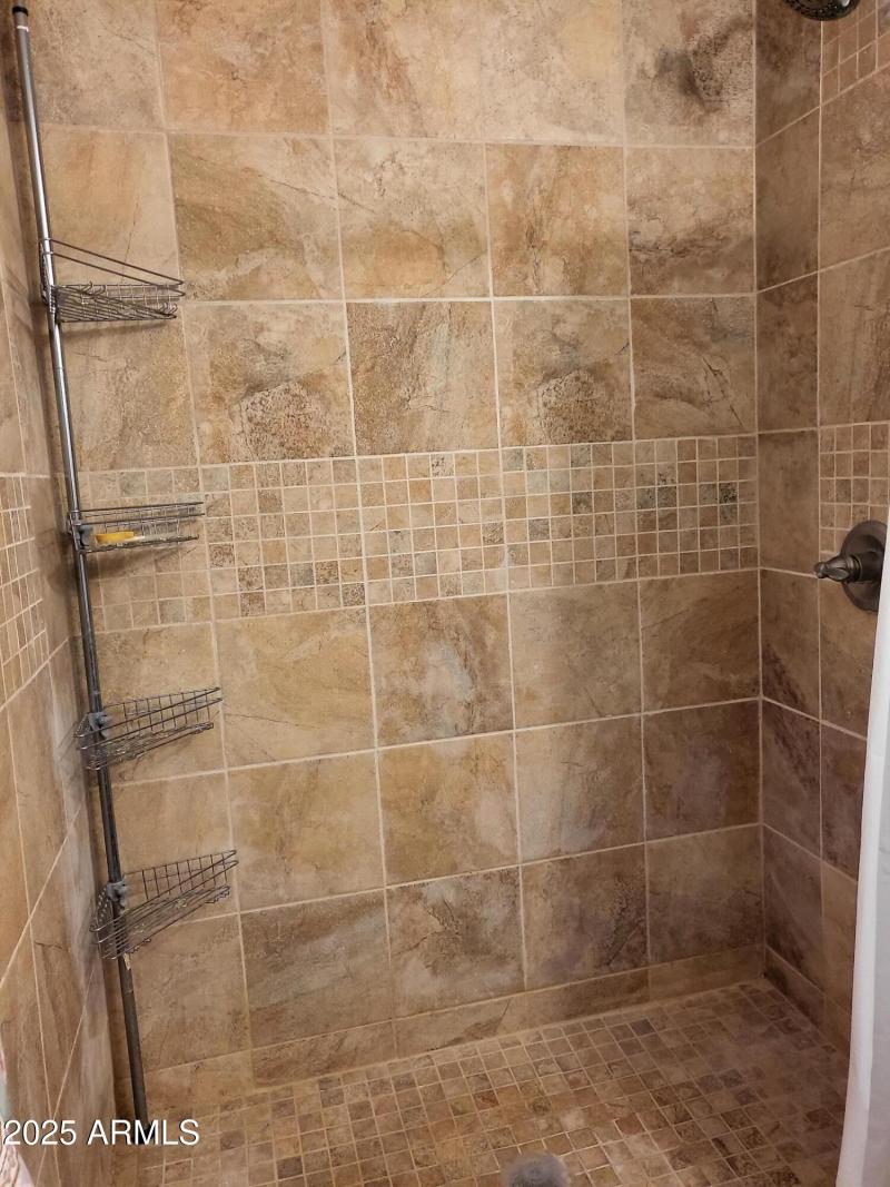 TILED WALK IN SHOWER