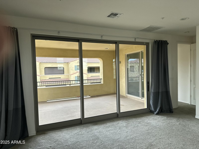 Master bedroom Glass Wall and Balcony