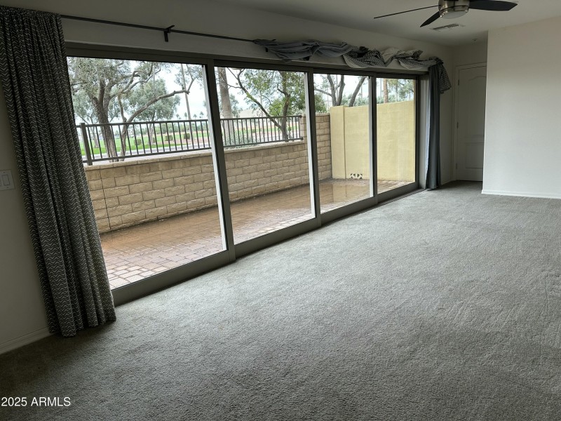 Bedroom 2 glass wall closed