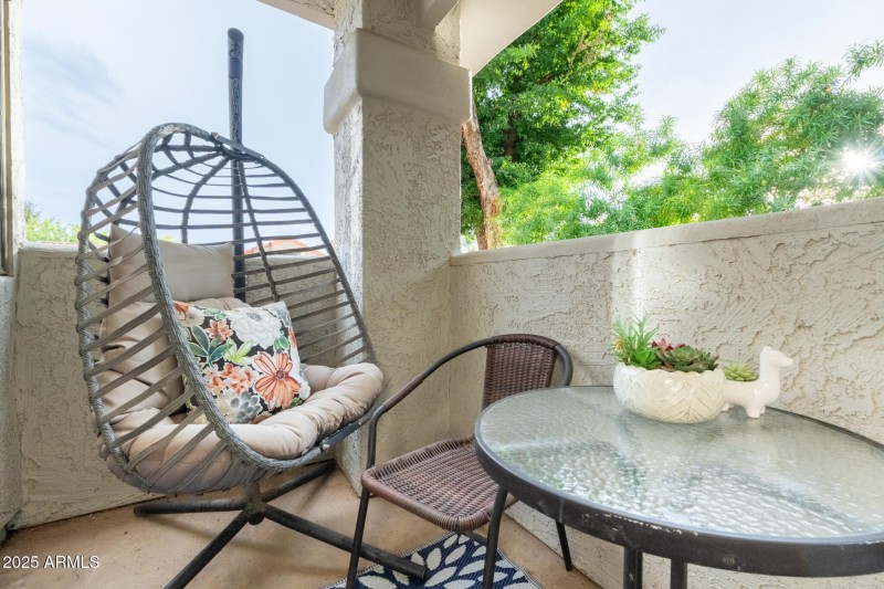 Private Covered Patio