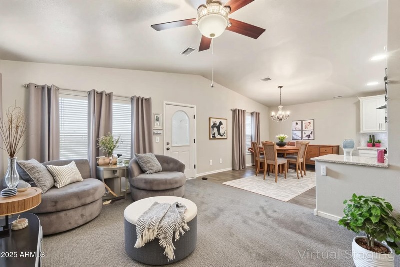 Great Room Virtually Staged