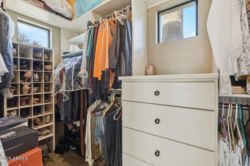 Primary Bedroom walk in closet