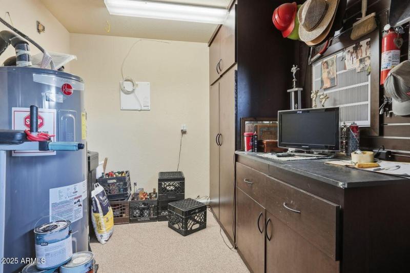 workshop in the garage