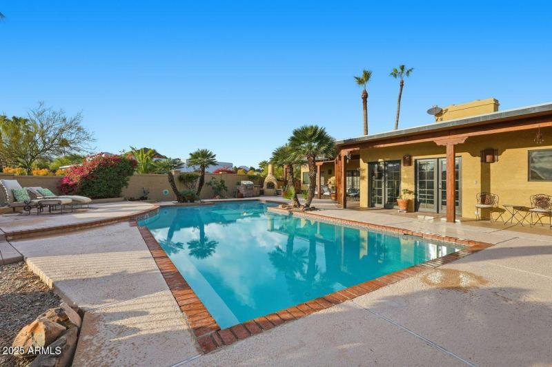 Pool and covered patio