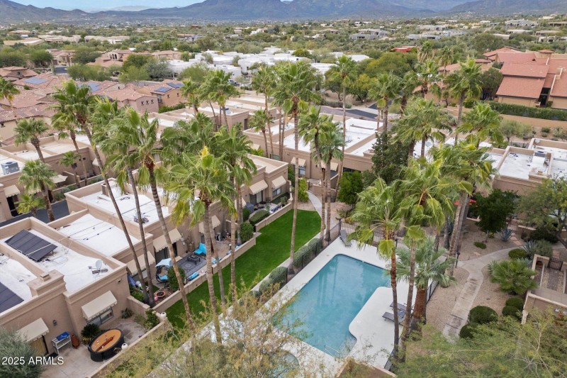 Drone view of community