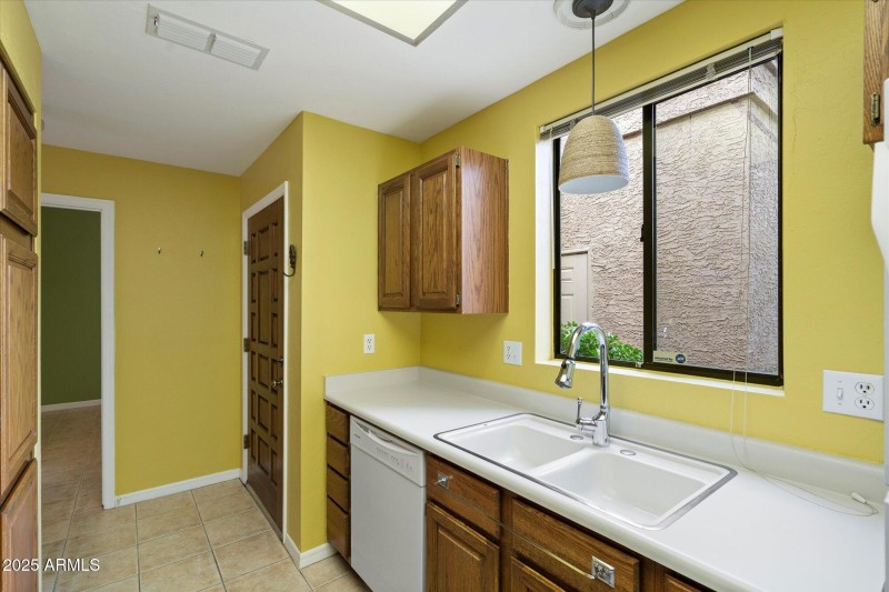 Kitchen toward entry