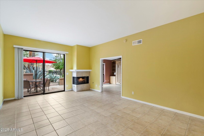 Great room from dining area