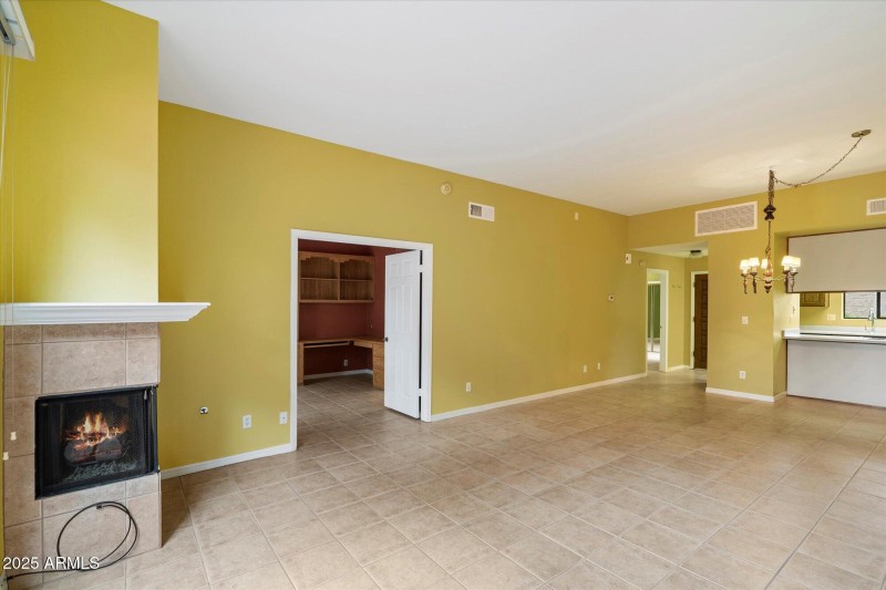 Great room toward second bedroom