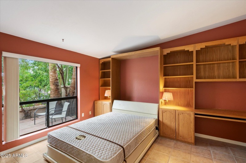 Second bedroom with Murphy bed down