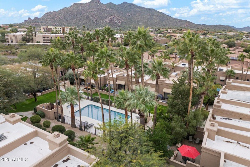 Drone view of community