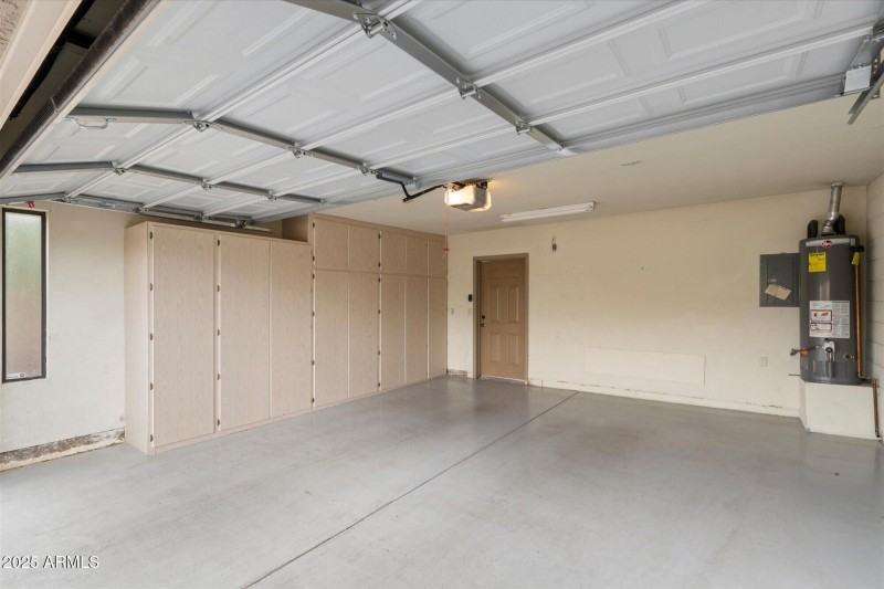 2-car garage interior