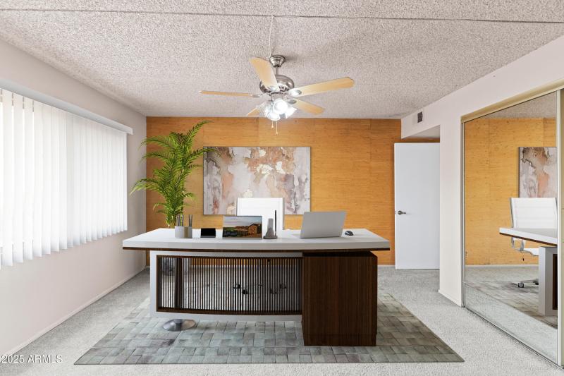 Office/Bedroom Virtually Staged