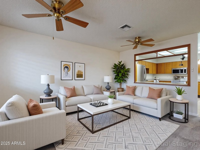 Living Area Virtual Staging