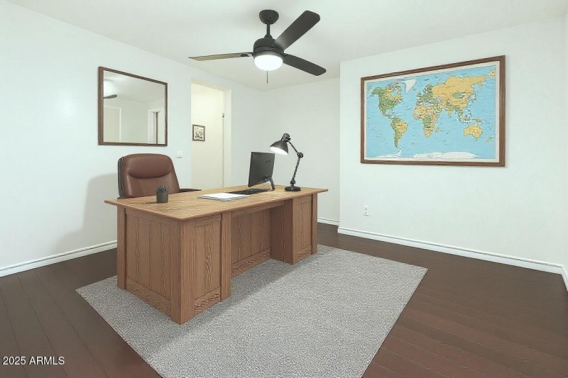 Virtually Staged Office