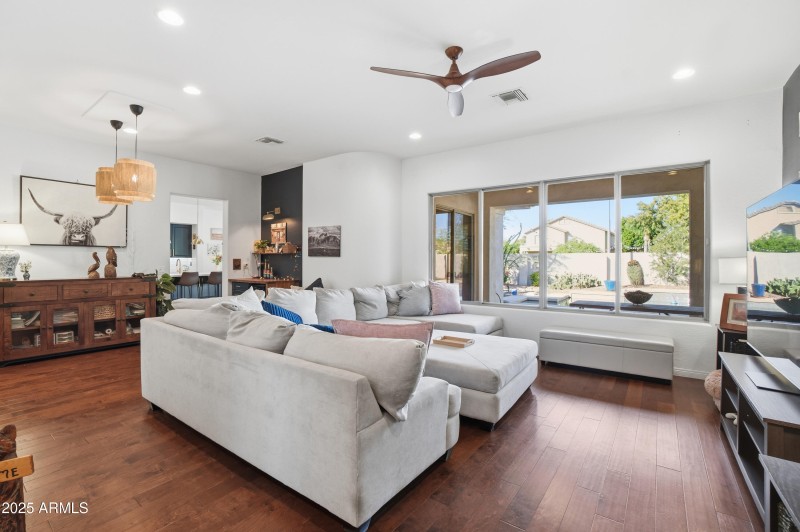 View to Pool Area from Living Room