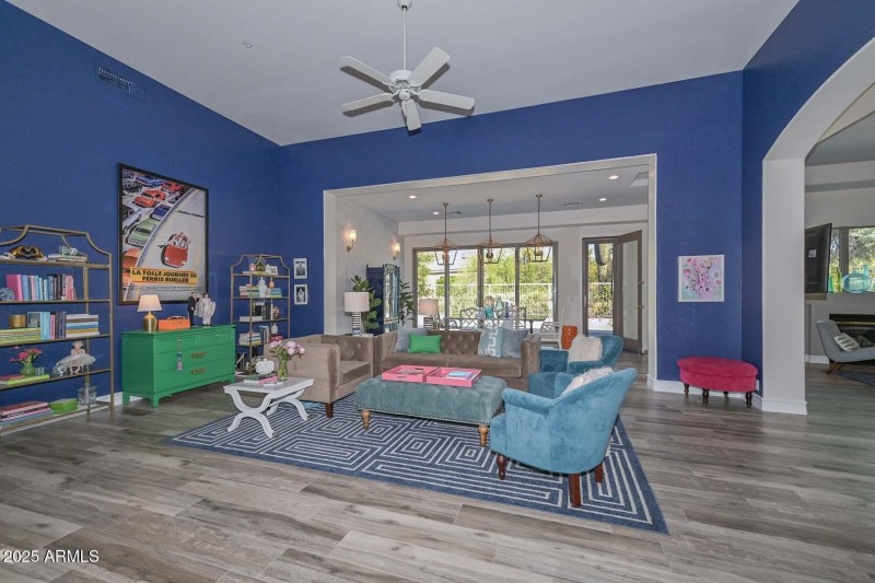 New sliders in great room