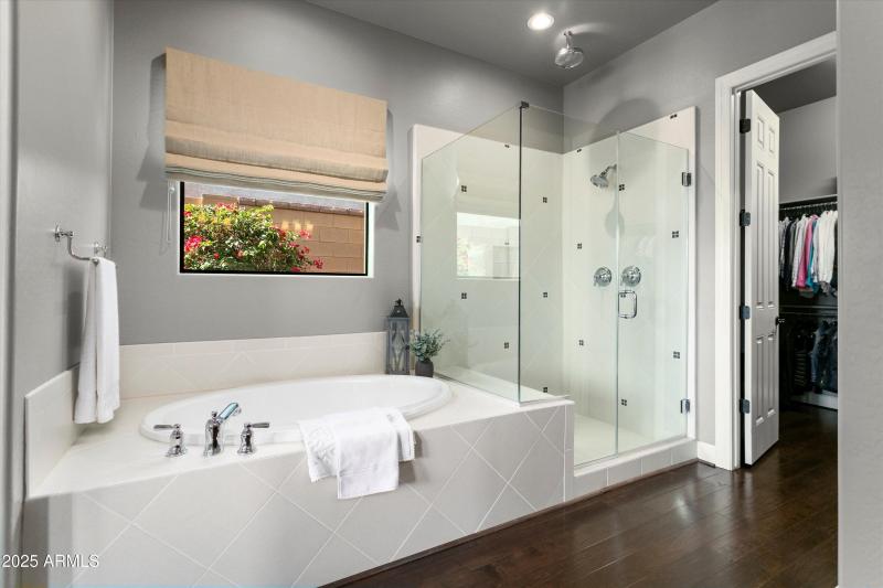 Tub and Separate Shower