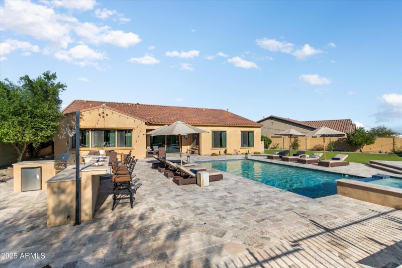 Back of home - SW Side