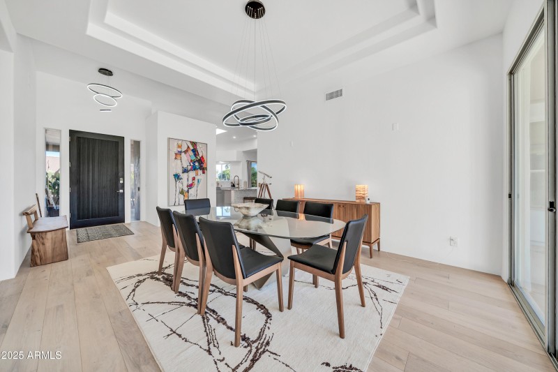 Designer feature throughout