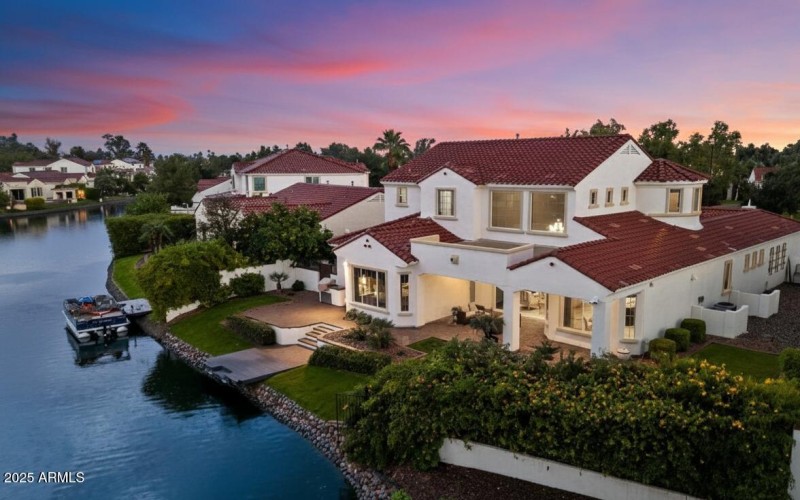 BACK OF PROPERTY TWILIGHT