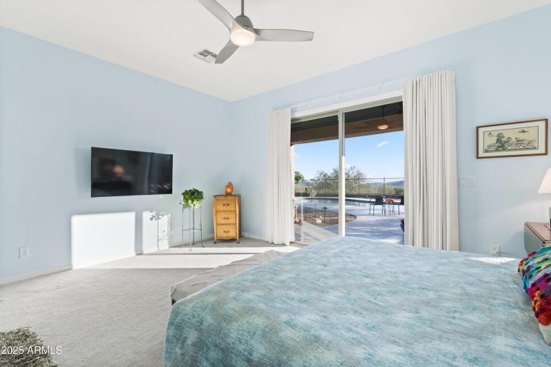 Slider to Covered Patio & Pool