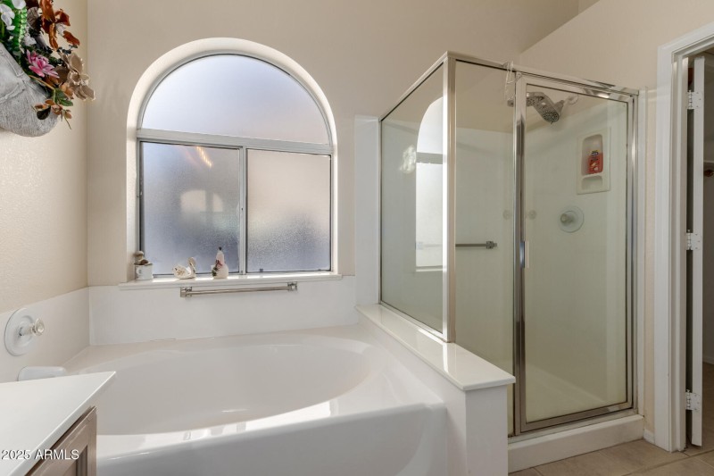 Seperate Tub & Shower