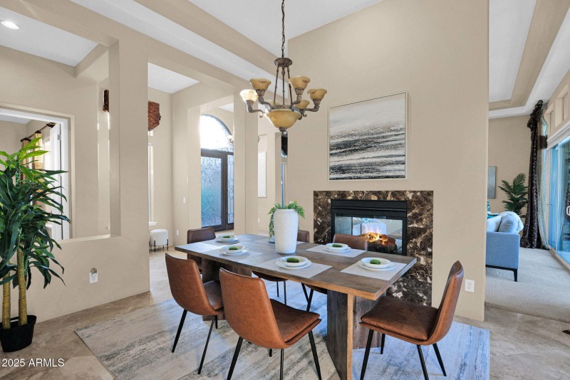 Dining Room Fireplace