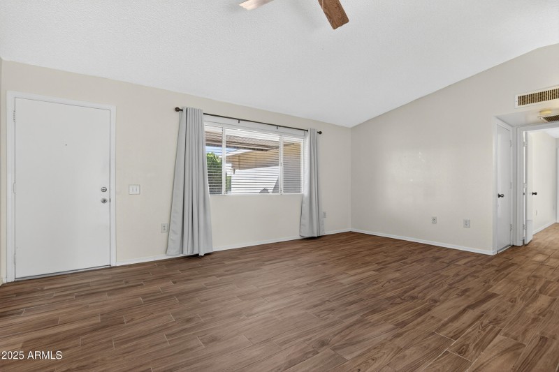 Vaulted Ceilings in Living Room