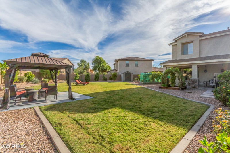 128th - Backyard with 8 Fruit Trees and