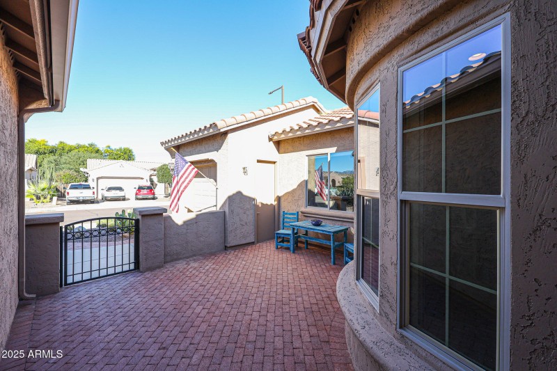 Mountain Views out front too