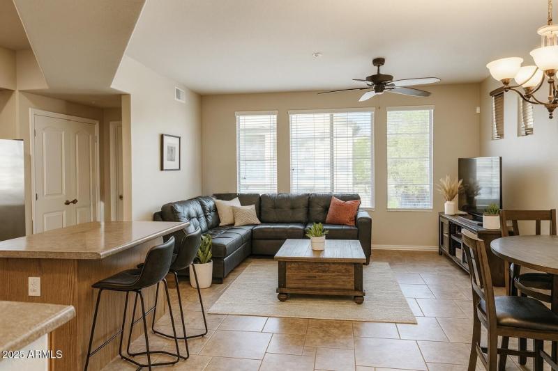 Open-Concept Living Area