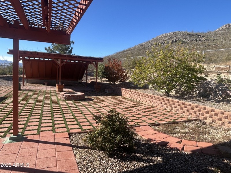 View Across Back Patio Area