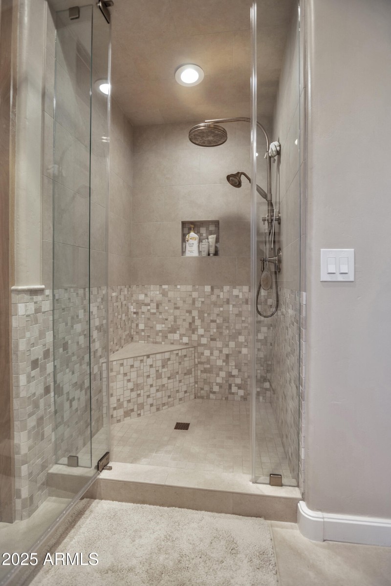 Master bath 1 shower