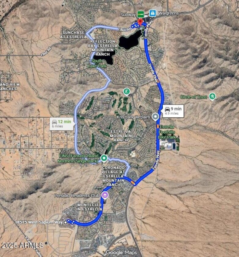 HARMONY - LOT 71 - Map to StarPointe Res