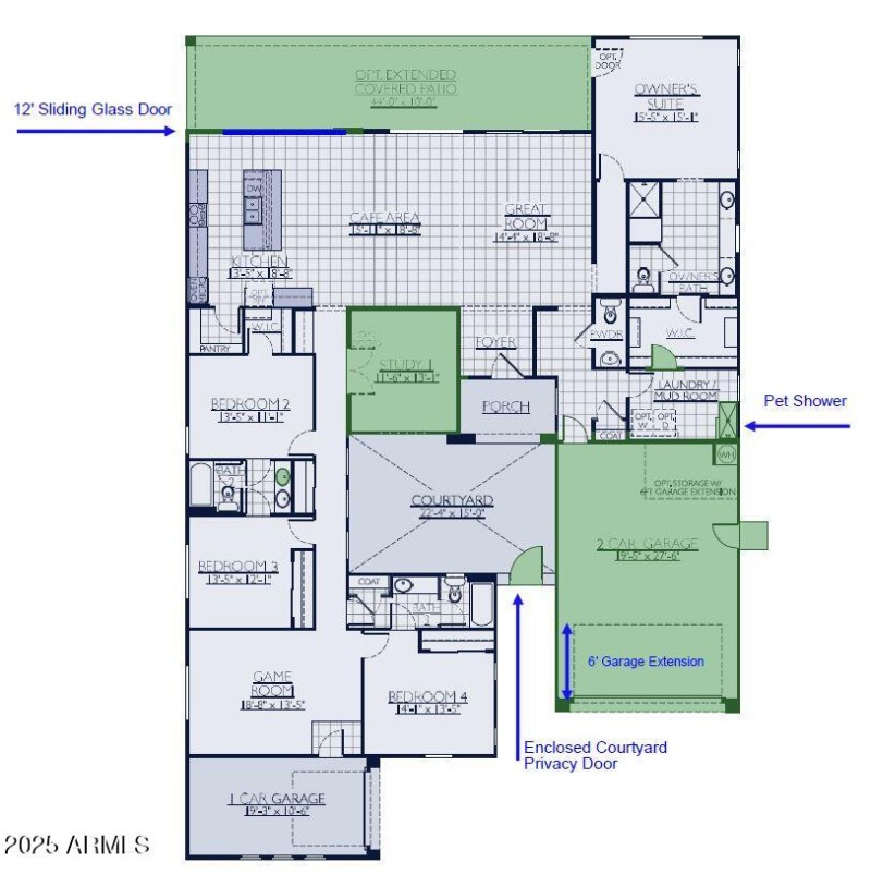 Harmony Lot 71 Floorplan Diagram