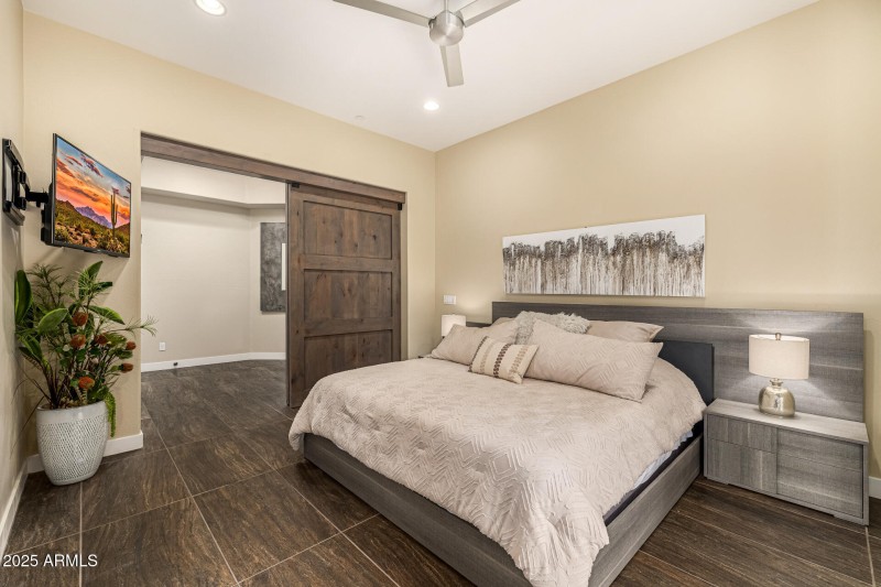 Guest Bedroom 1 with patio