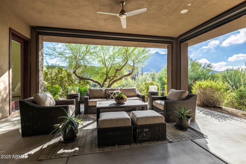 Generous Private Patio